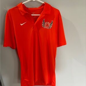Nike Orange Polo Shirt